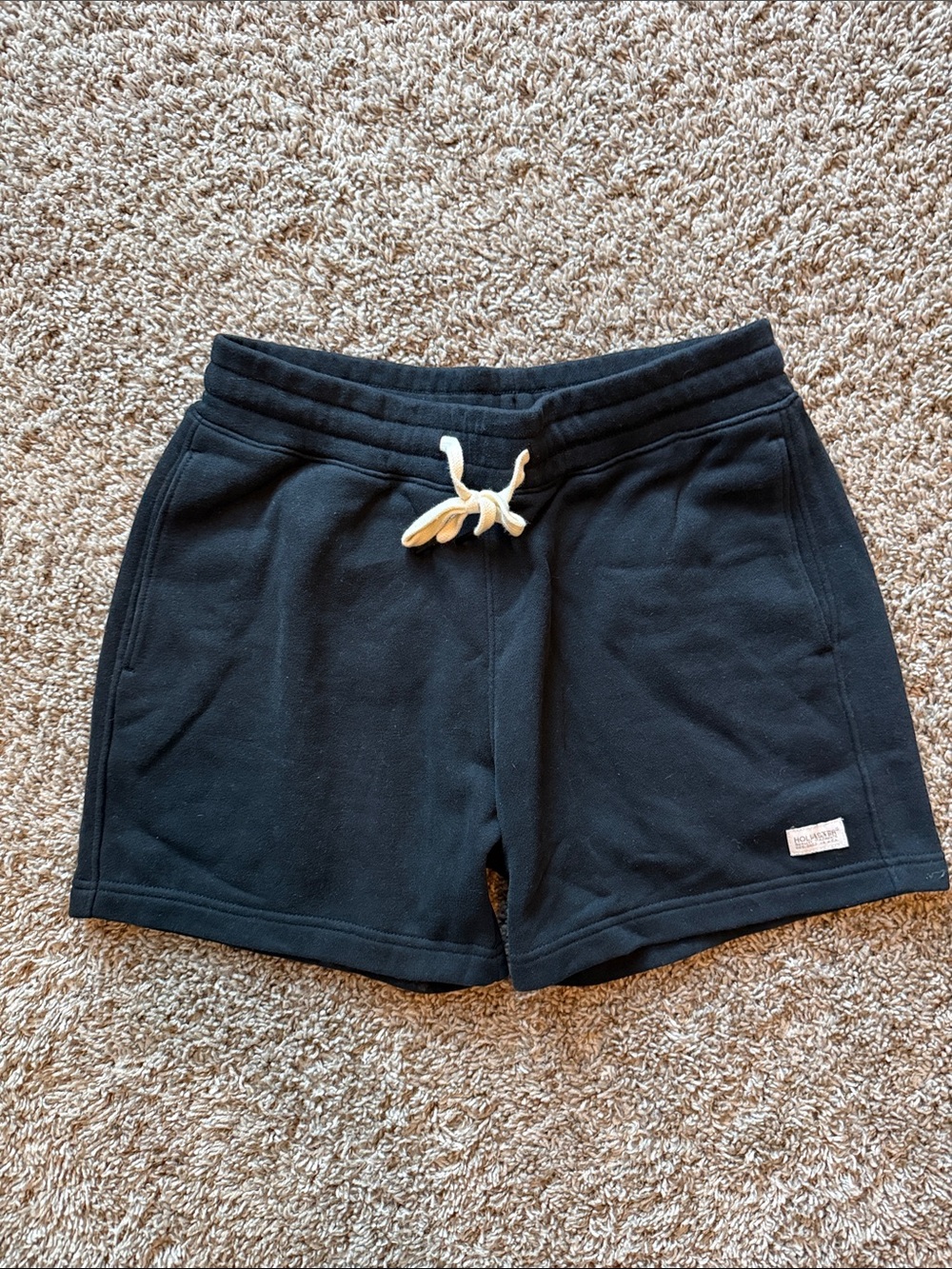 Hollister Black 5” Athletic Shorts with Drawstring